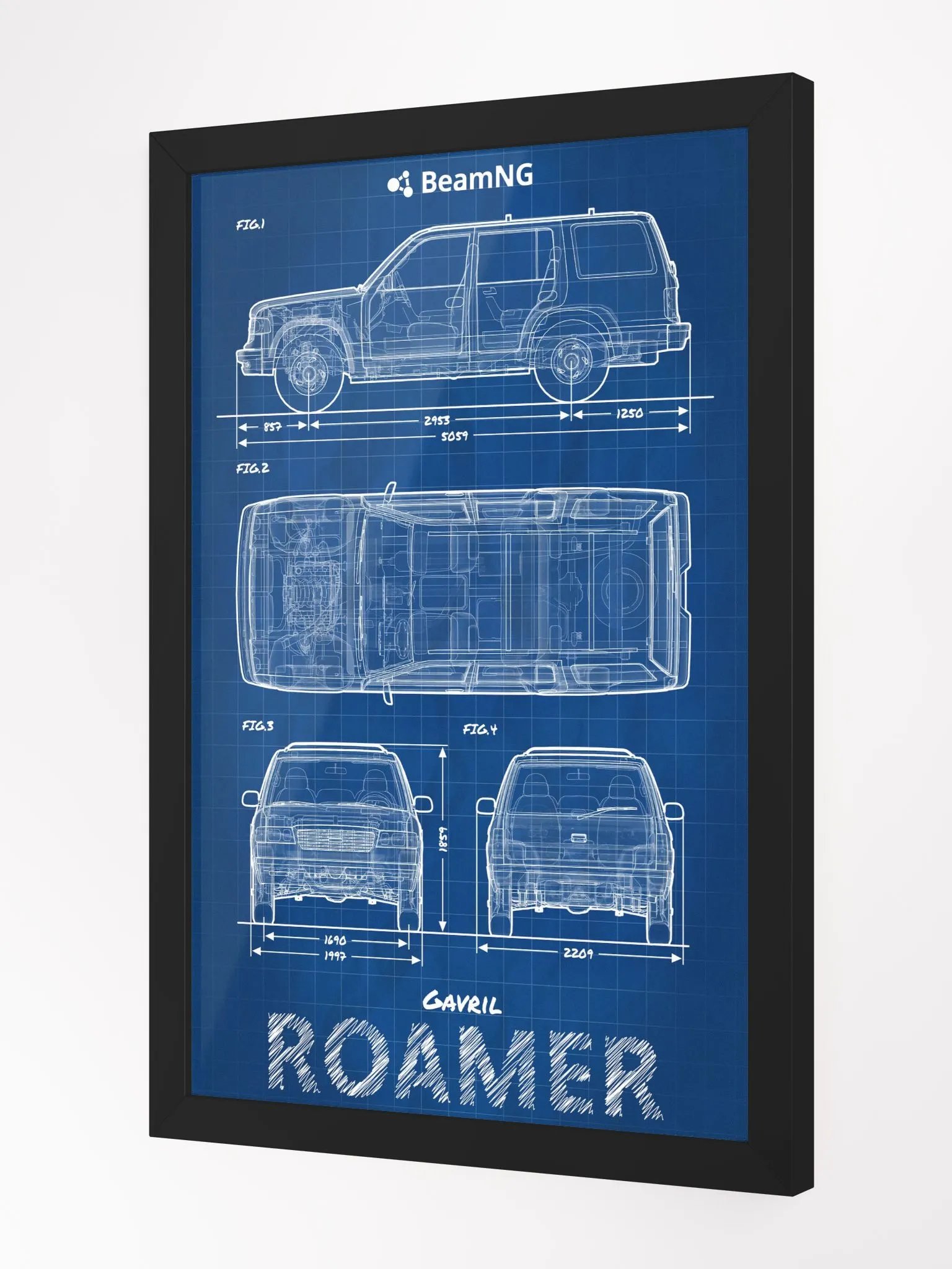 Framed Poster: Gavril Roamer Blueprint product image (3)