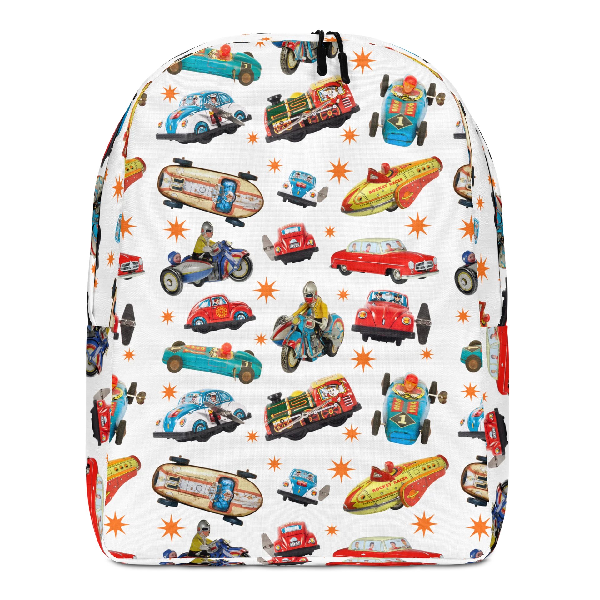 Vintage Toy Vehicles All-Over Print Backpack product image (1)