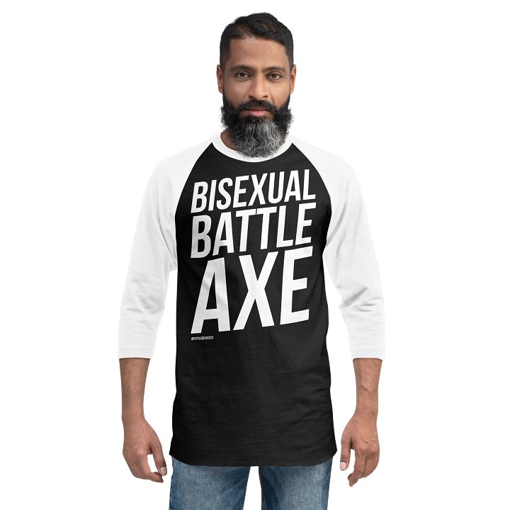 FUTILE DEVICE: BISEXUAL BATTLE AXE (BASEBALL TEE) product image (5)