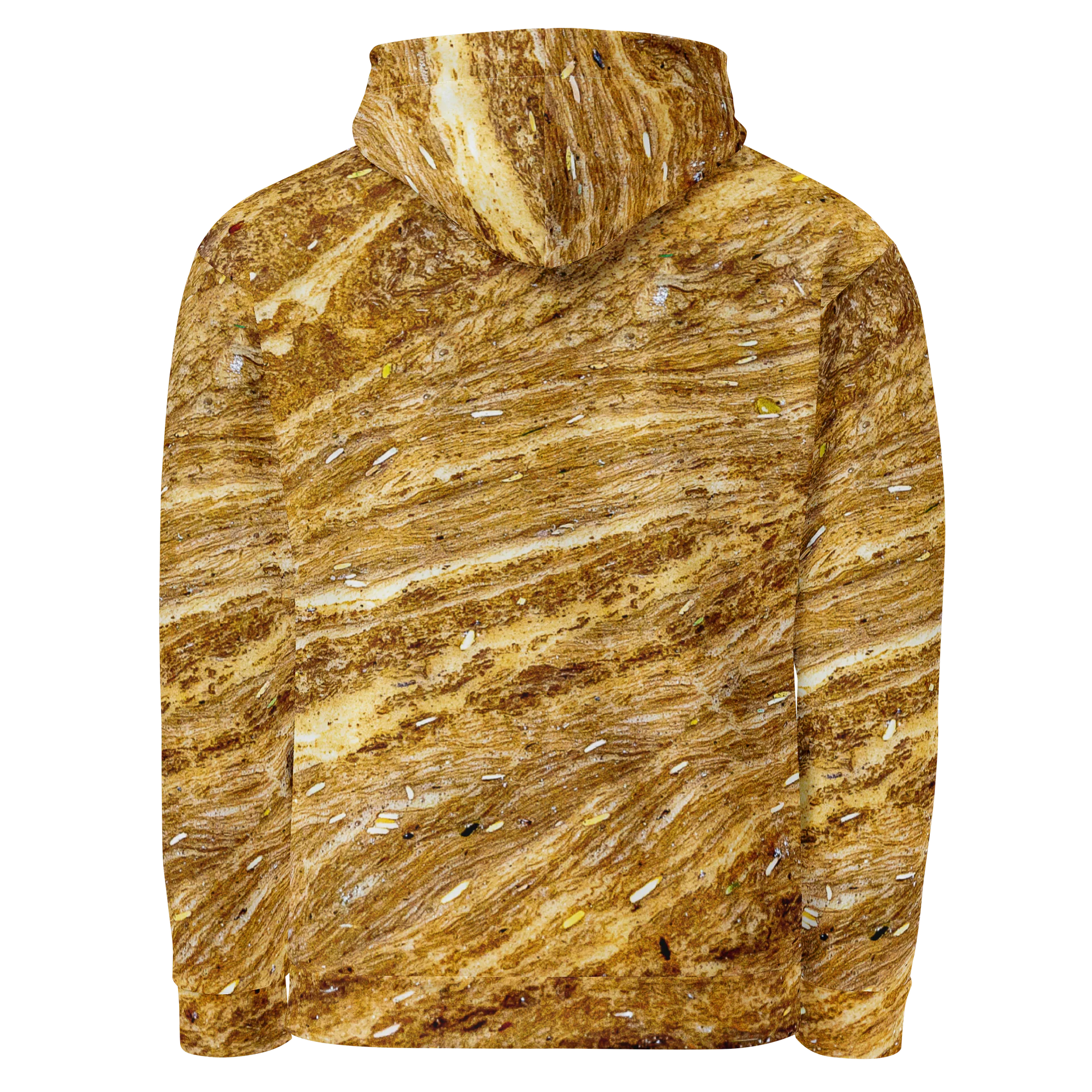 Golden Strata All-Over Print Recycled Unisex Hoodie product image (3)
