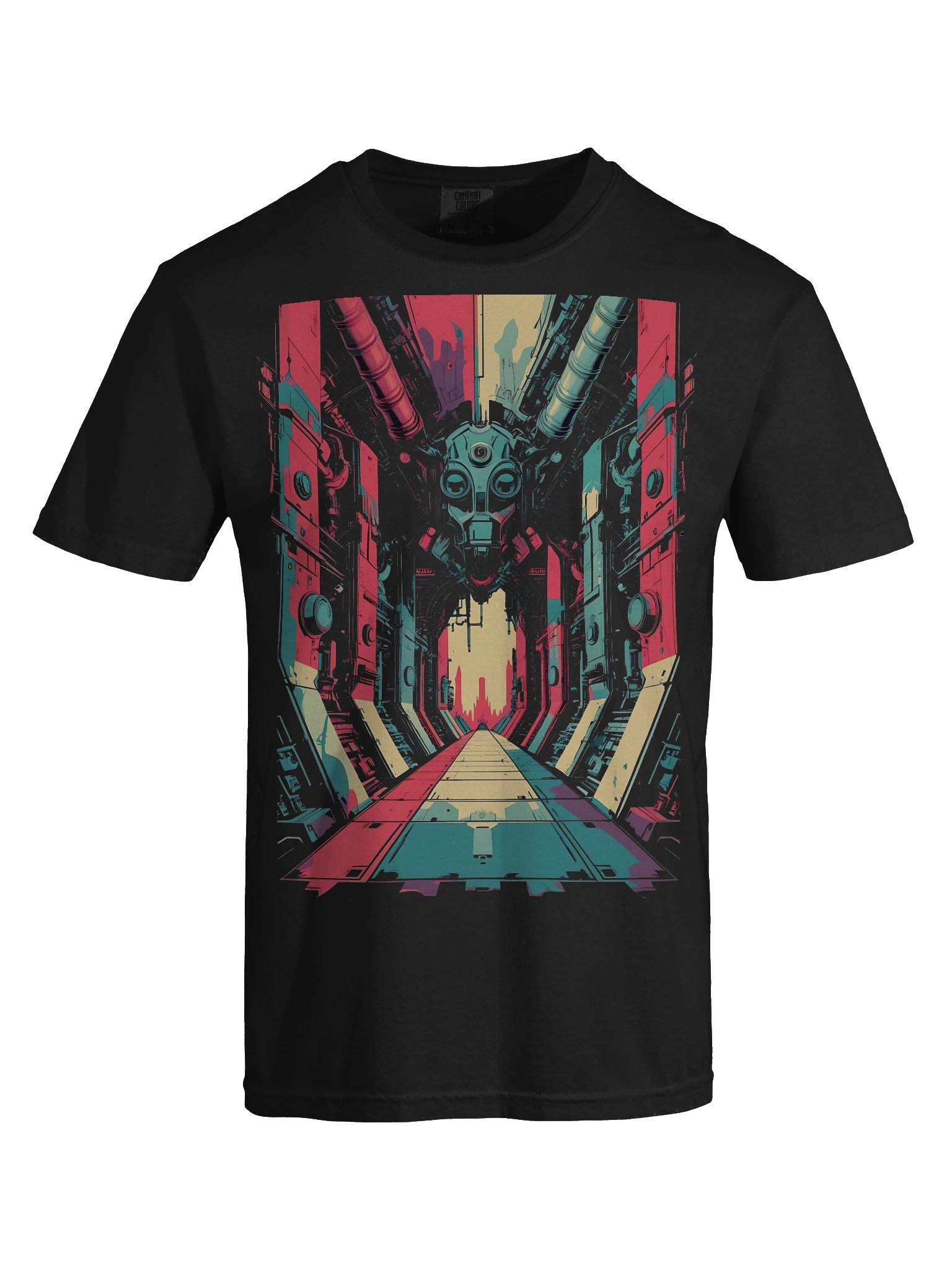 Retro Sci-Fi Gateway Heavyweight T-Shirt product image (2)