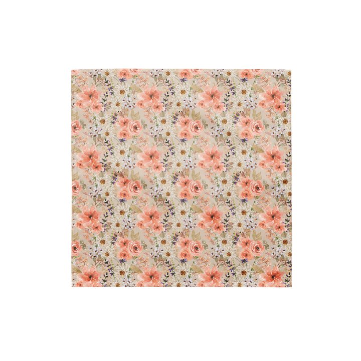 Orange Flowers Bandana product image (1)