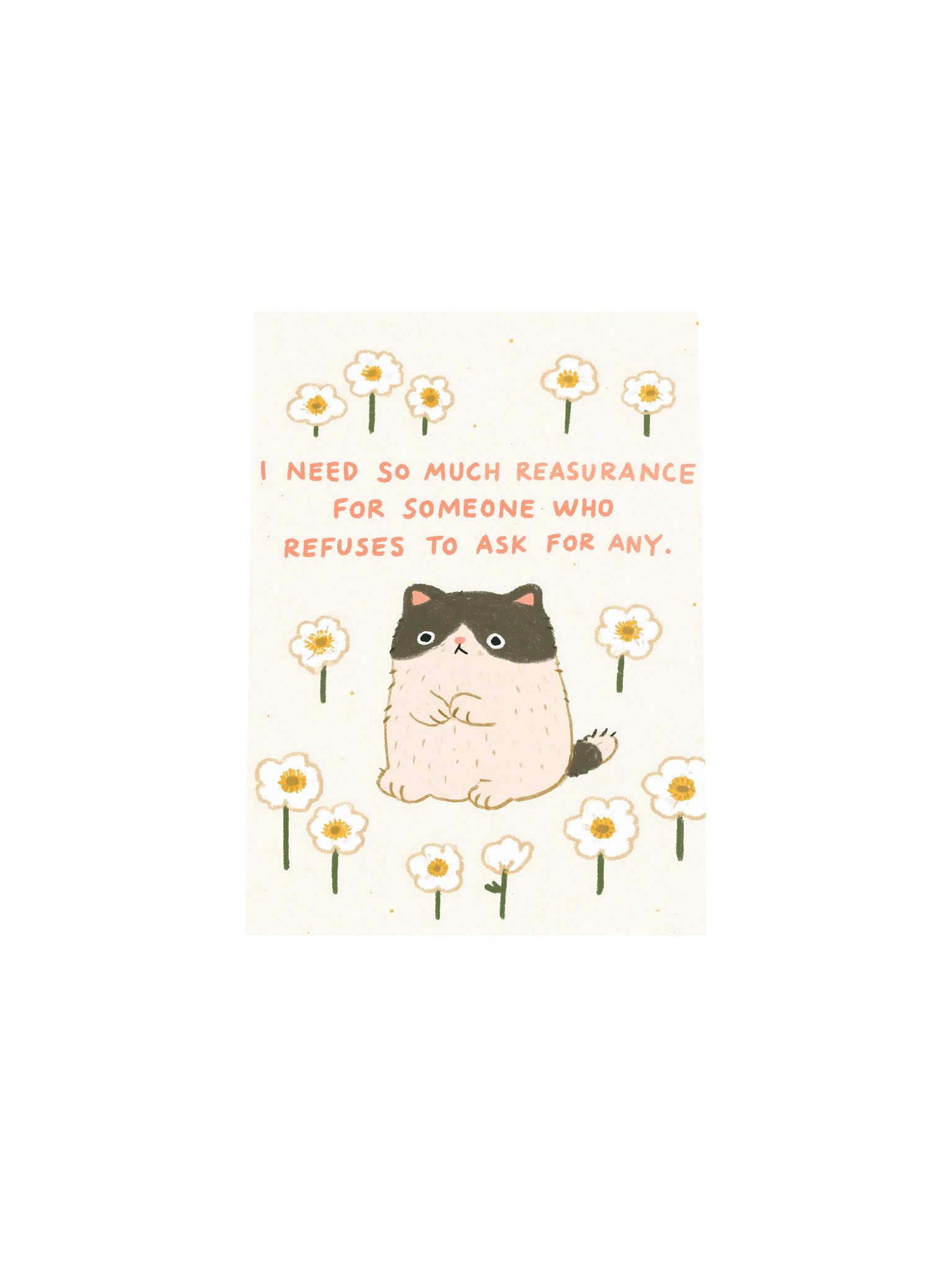 Reassurance Cat Quote Poster product image (21)