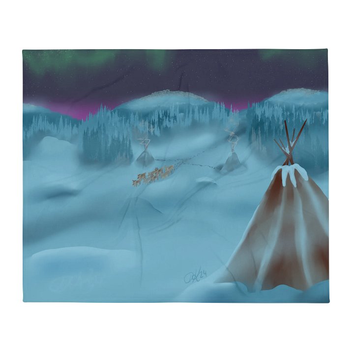 Aurora Adventure Throw Blanket product image (2)
