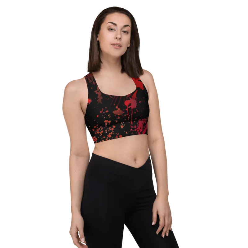 Rogue Splatter Claw Longline Sports Bra product image (4)