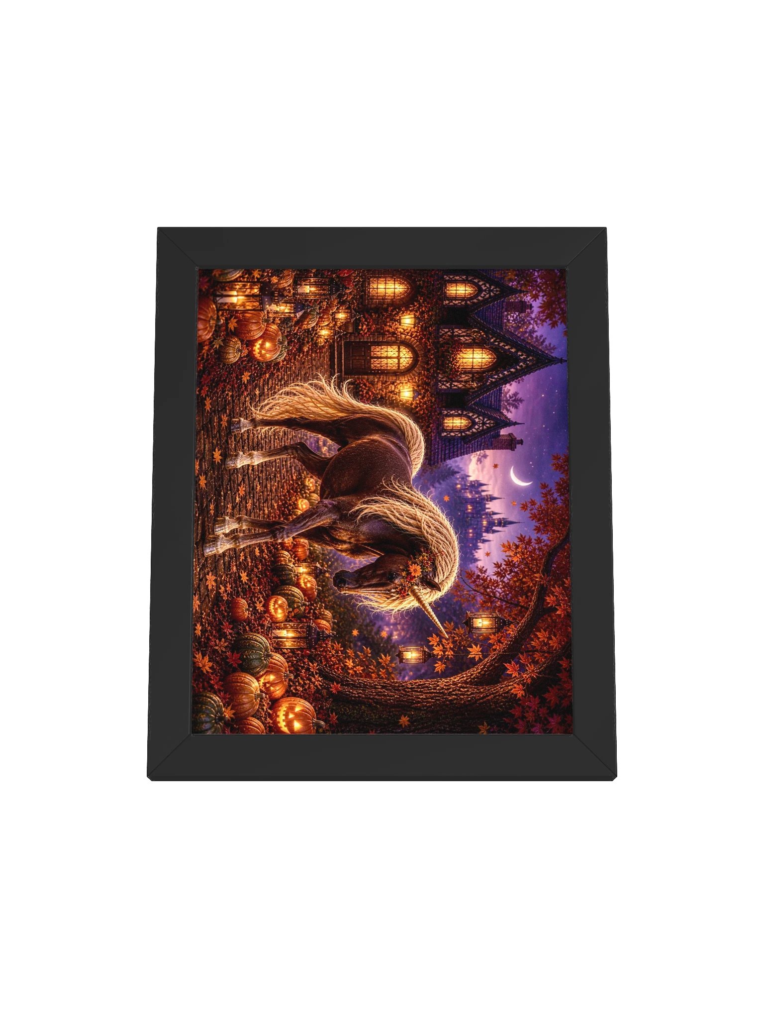 Halloween Unicorn Framed Poster product image (37)