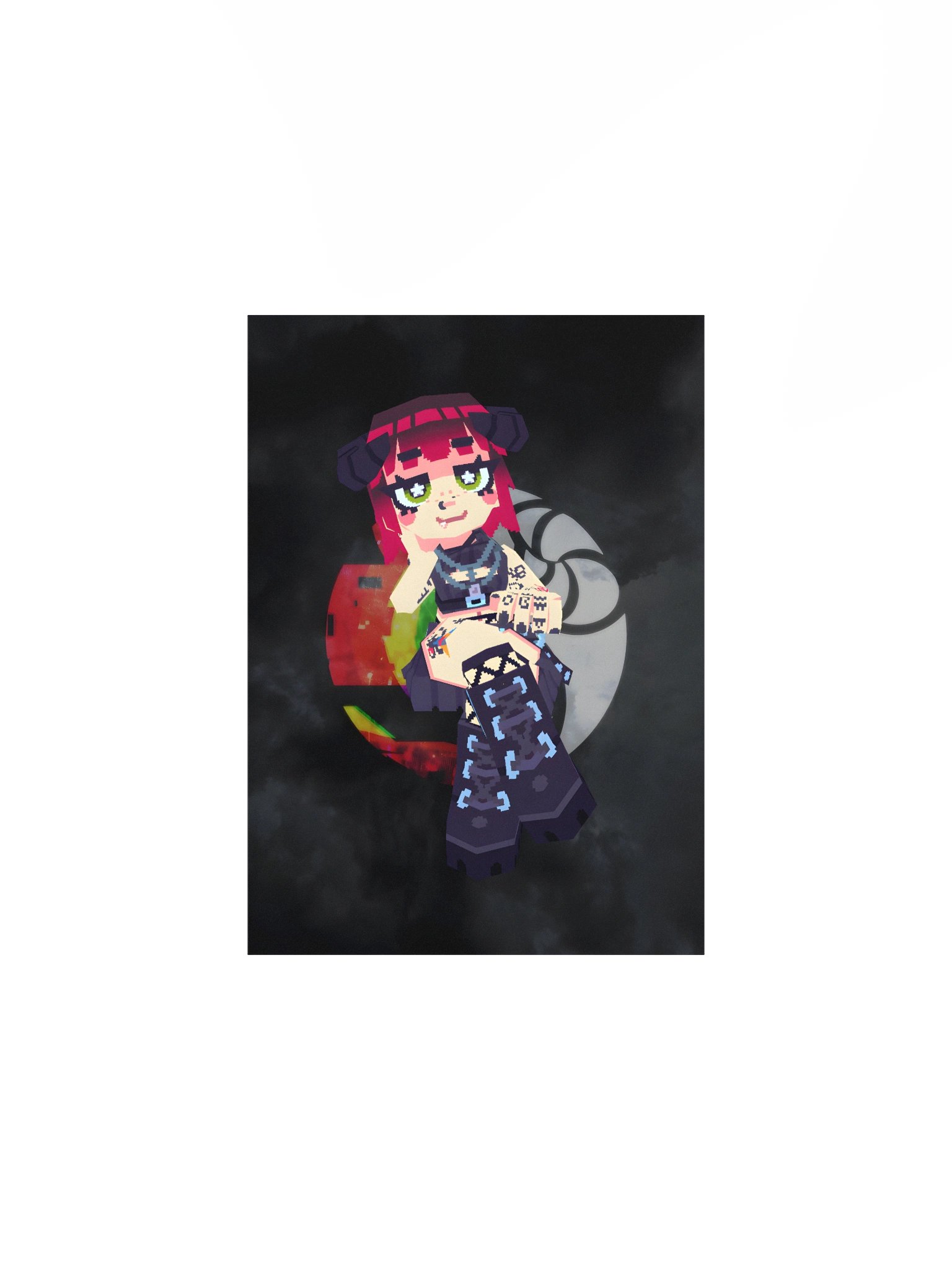 Pixel Art RAENBOU Poster product image (1)