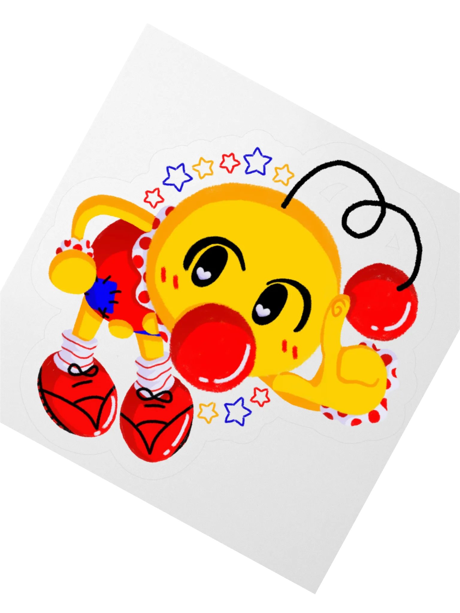 Boyoyoing Point Stars Flat Sticker product image (2)