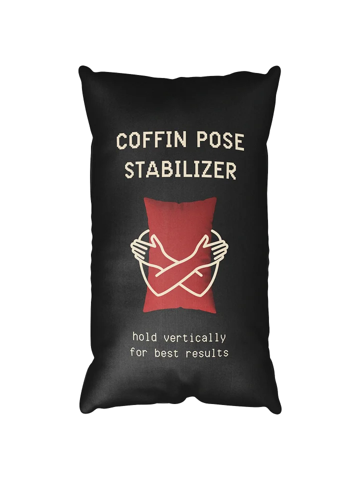 Coffin Pose Stabilizer Pillow | Chronic Pain & Gothic Rest Support Decor product image (1)