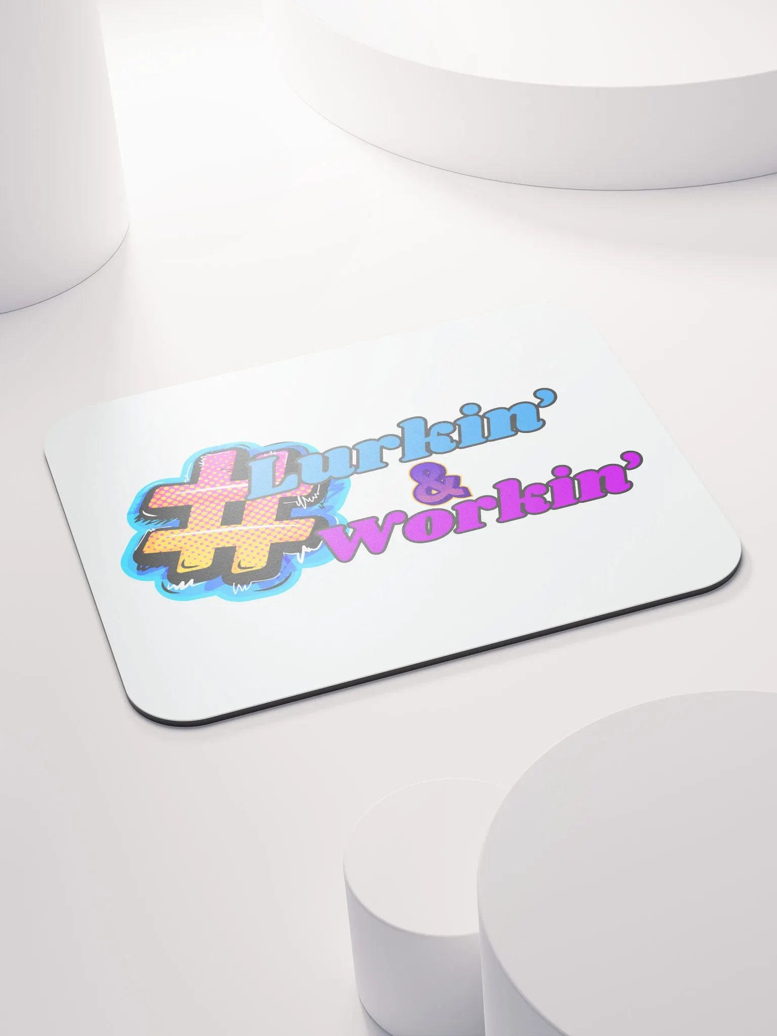 Lurkin' & Workin' Mouse Pad product image (4)