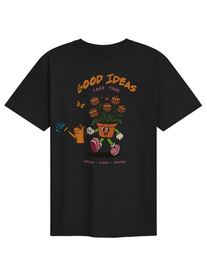 The Black Graphic Tee — Good Ideas Take Time product image (2)