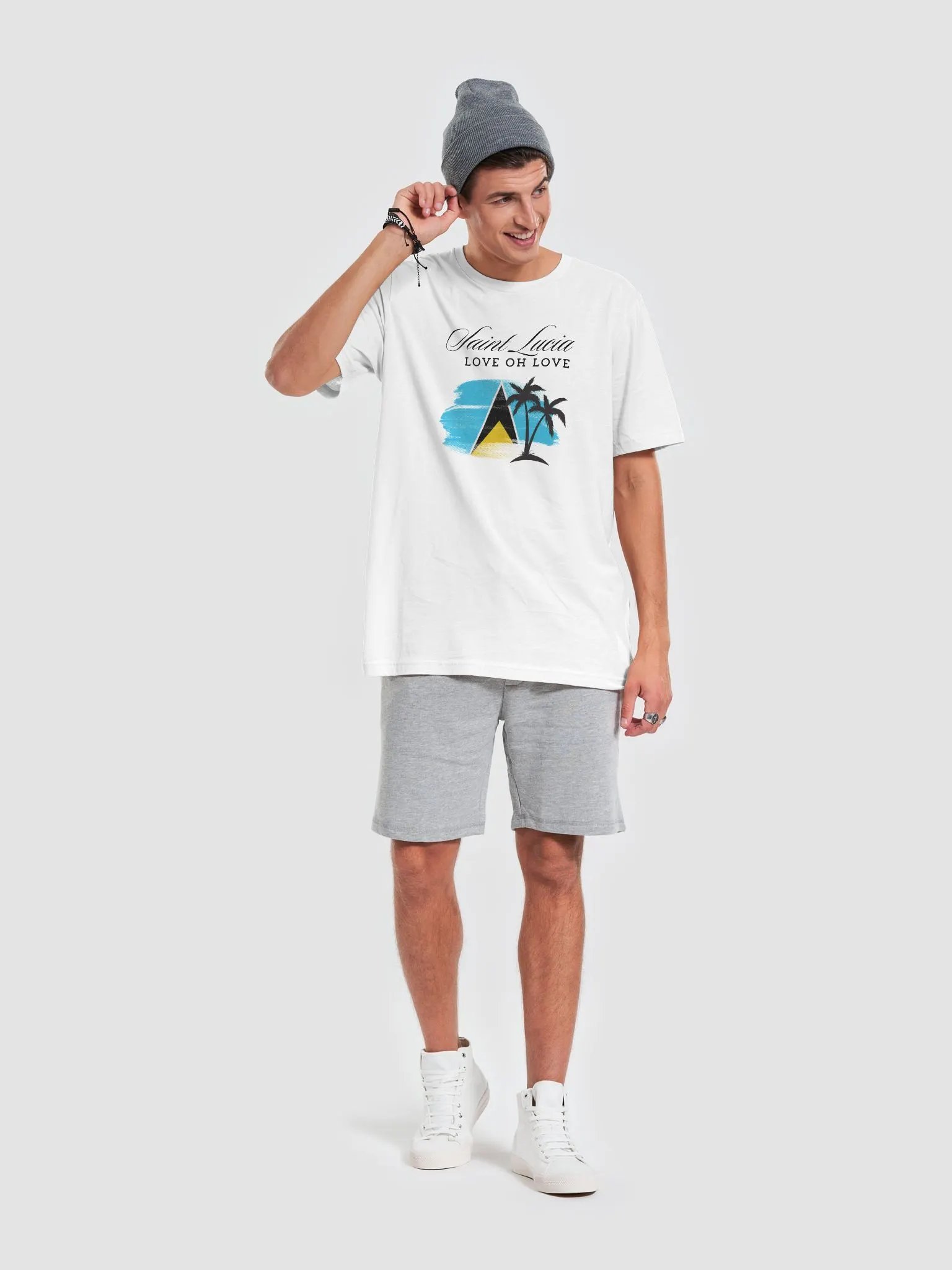 Saint Lucia Love T-Shirt product image (92)