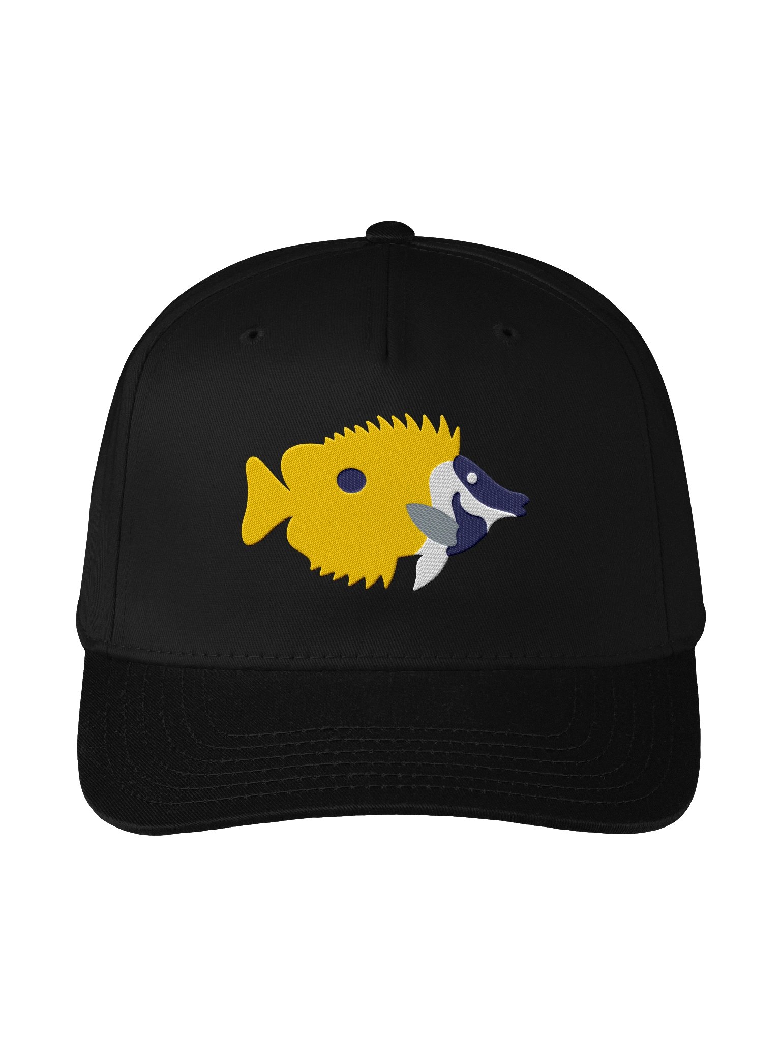 Foxface Rabbitfish(Version 2) Mid-Profile Baseball Cap (Embroidered) for Reef and Marine Aquarium Lovers product image (1)