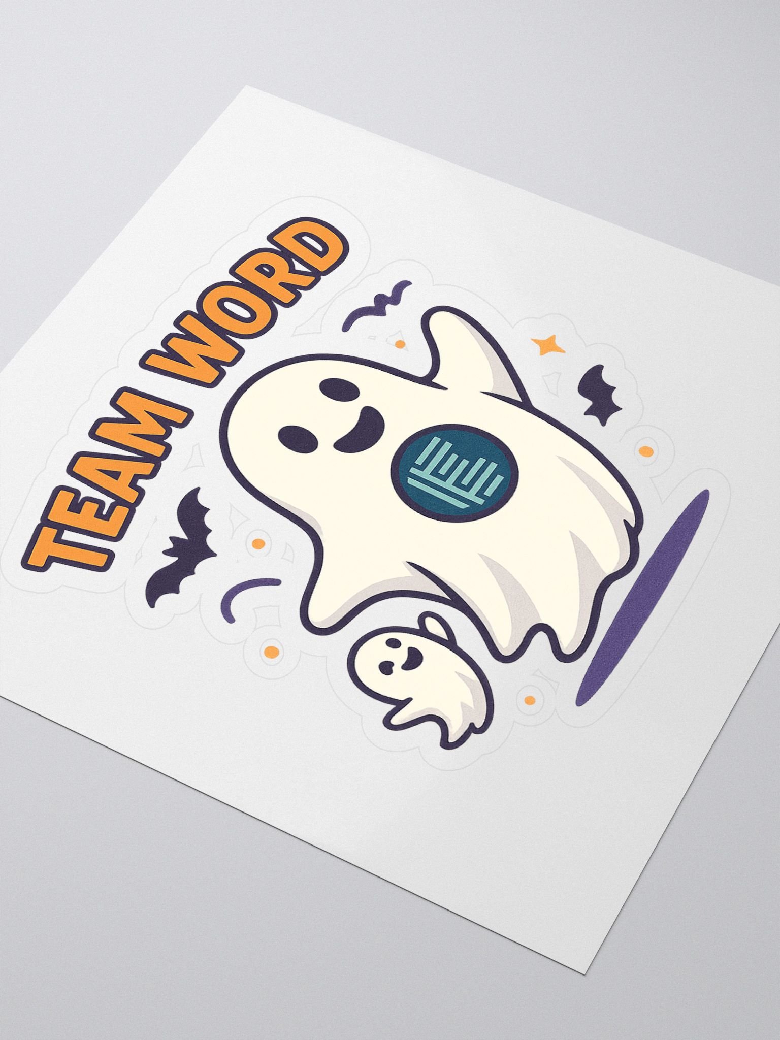 Team Word Kiss Cut Stickers product image (3)