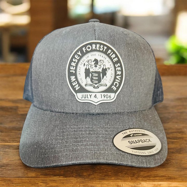 NJFFS Trucker or Flex-Fit Hat with Leather Patch product image (1)