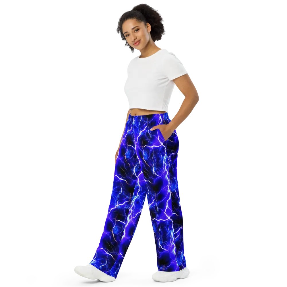 Blue Lightning Wideleg Pants product image (4)
