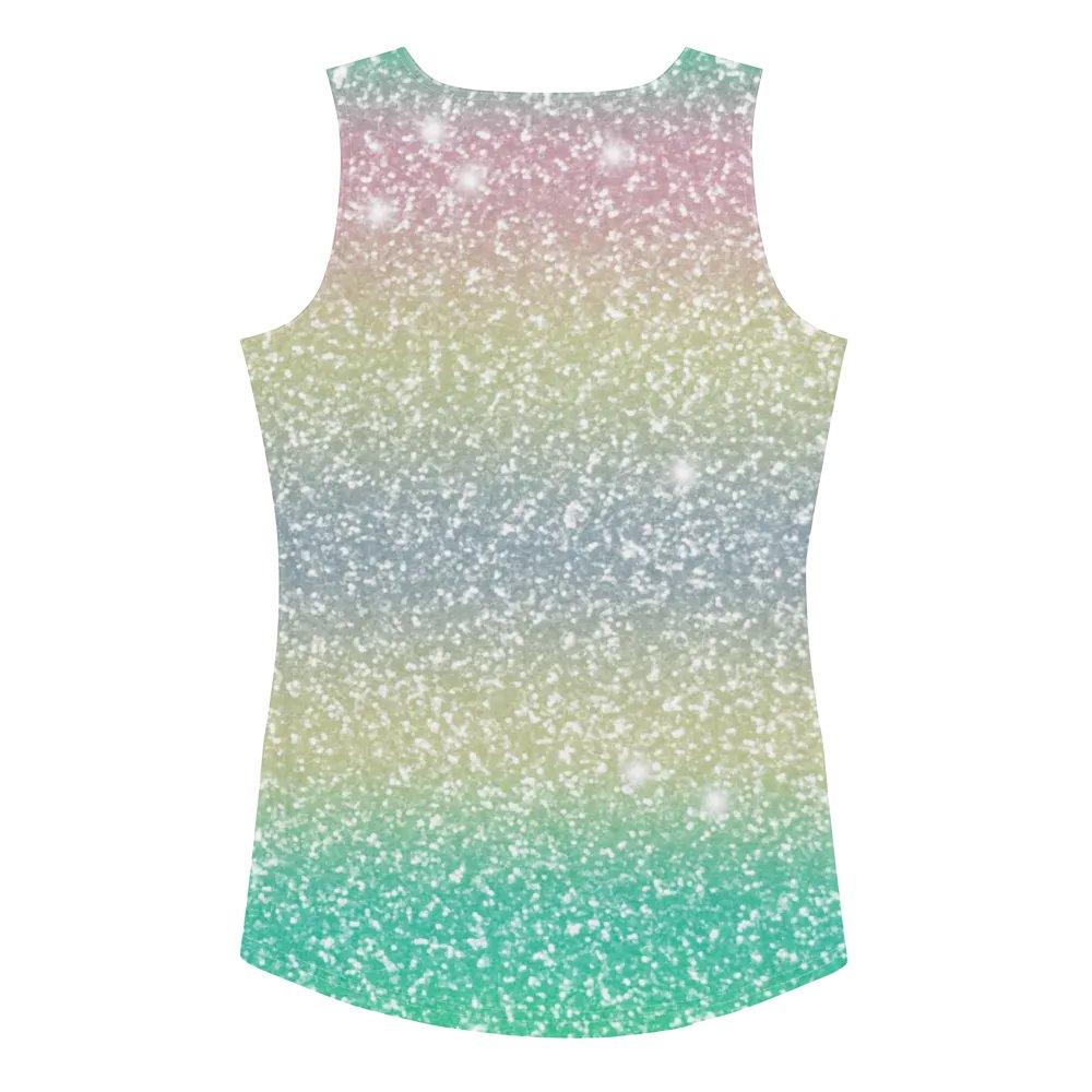 Glitter Unicorn Texture Design Tank Top (1) product image (2)