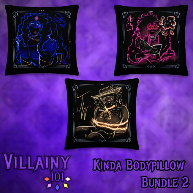 VILLAINY 101 - Kinda Bodypillow Bundle 2 *LIMITED* product image (1)