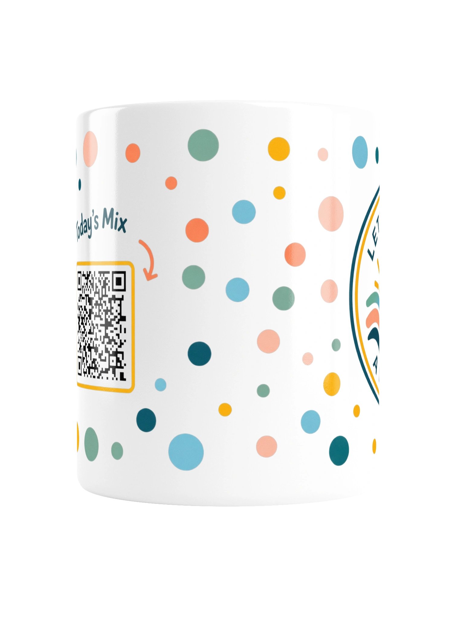 Let’s Move a Little Mug | Polka Dot product image (4)