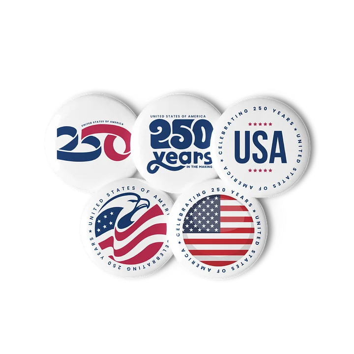 America 250 Pin Button Set product image (2)