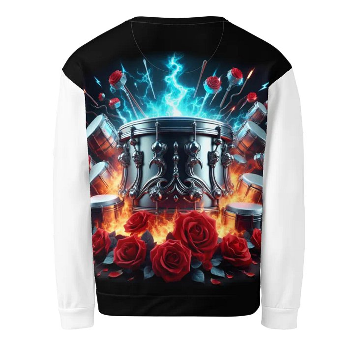 Rhythmic Drum Reverie Recycled - Unisex Sweatshirt #7 product image (2)