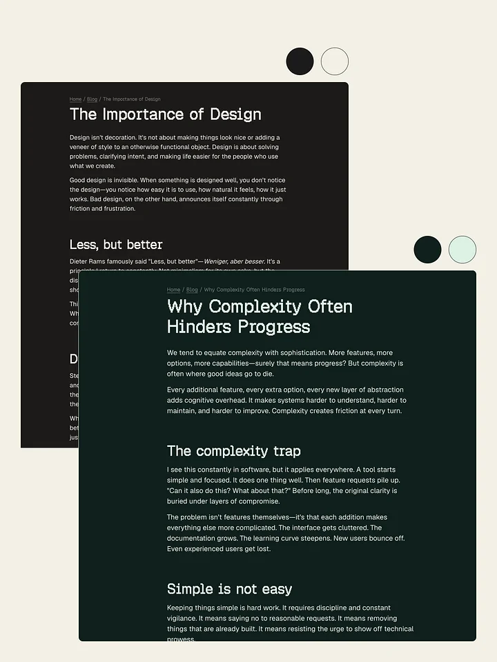 Index - A simple project listing and blog theme for Kirby product image (2)
