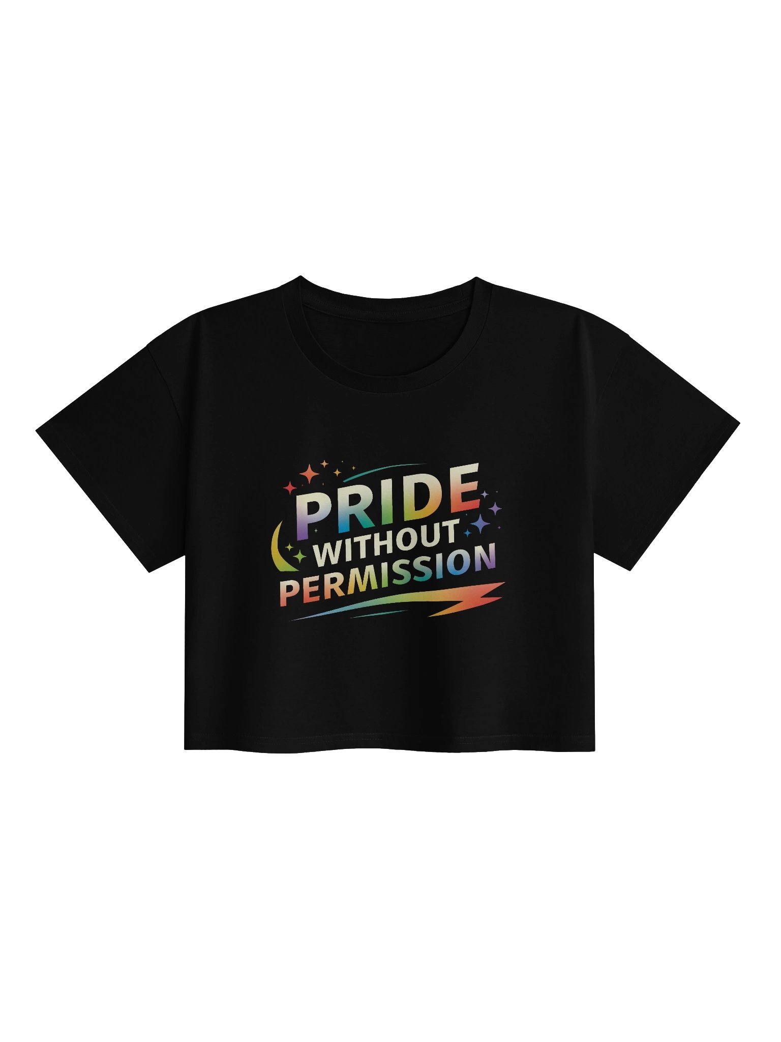Pride Without Permission Crop Top product image (1)