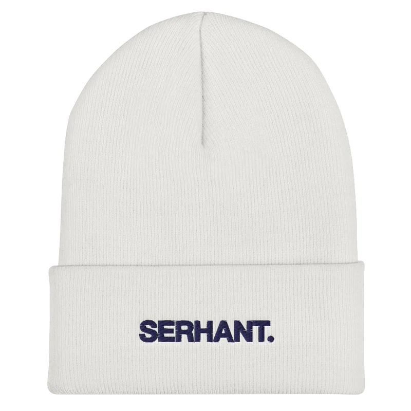 SERHANT. White Beanie product image (2)