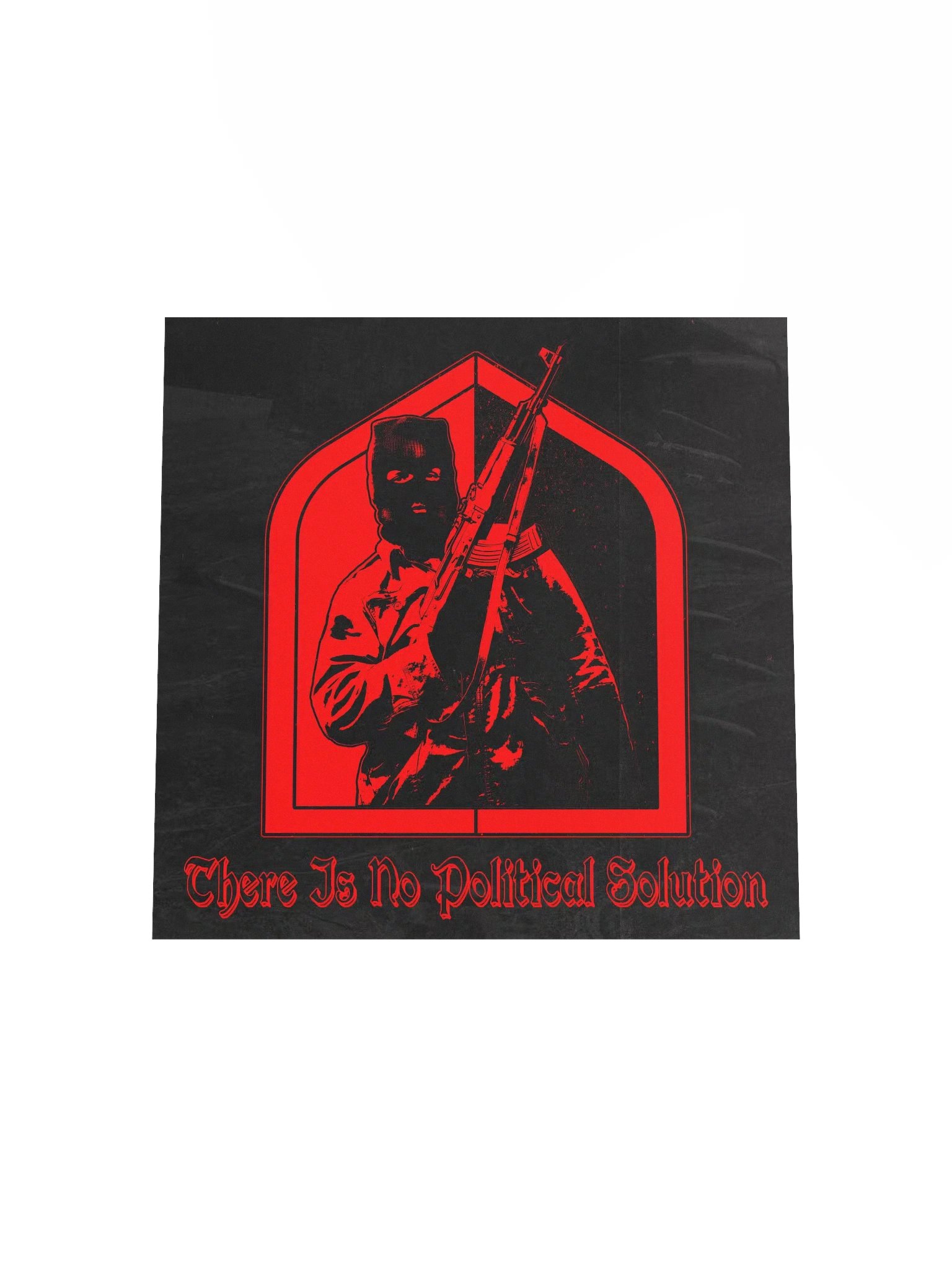 "NO SOLUTION" POSTER RED product image (16)