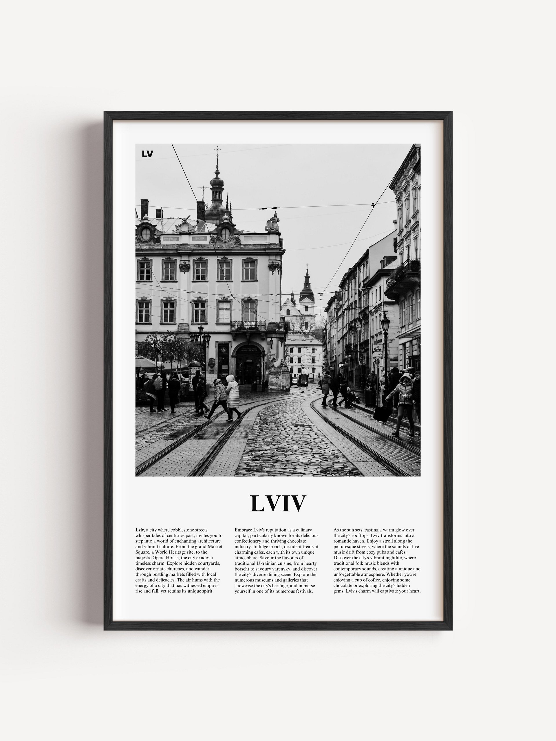 Lviv 02 Newspaper Poster | Framed product image (16)