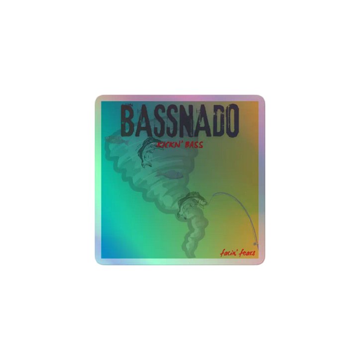 Bassnado Holographic Sticker product image (2)