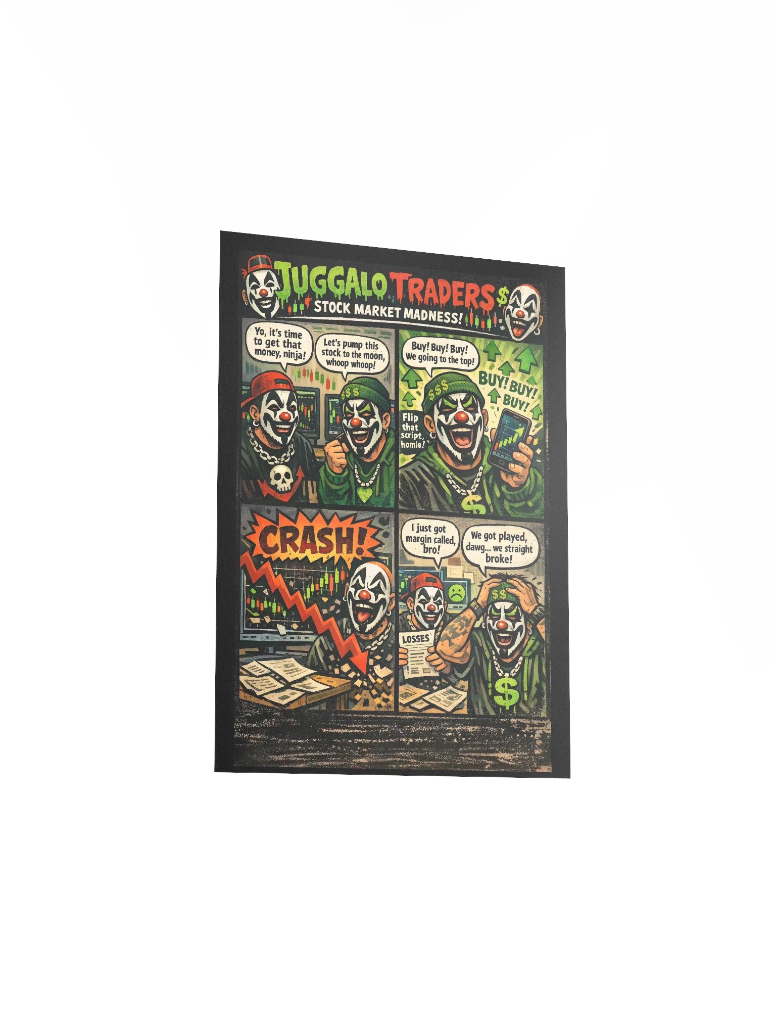 💰 Juggalo Traders: Stock Market Madness – 5x7 Matte Poster product image (3)