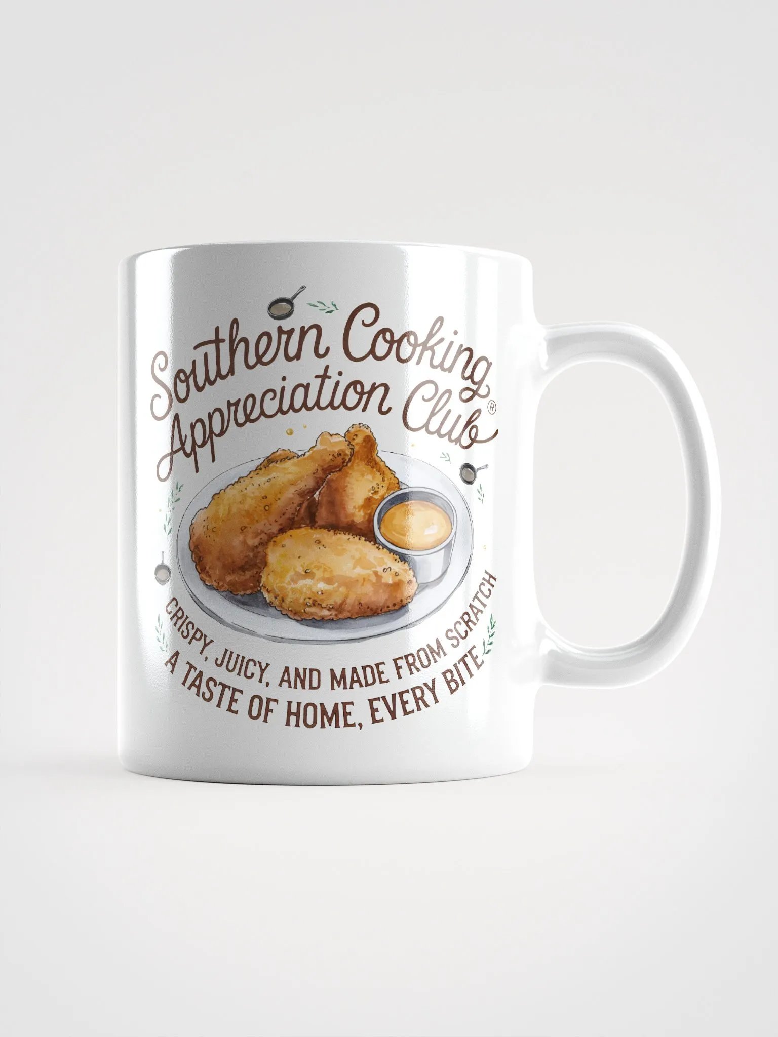 Southern Cooking Appreciation Club White Glossy Mug product image (1)