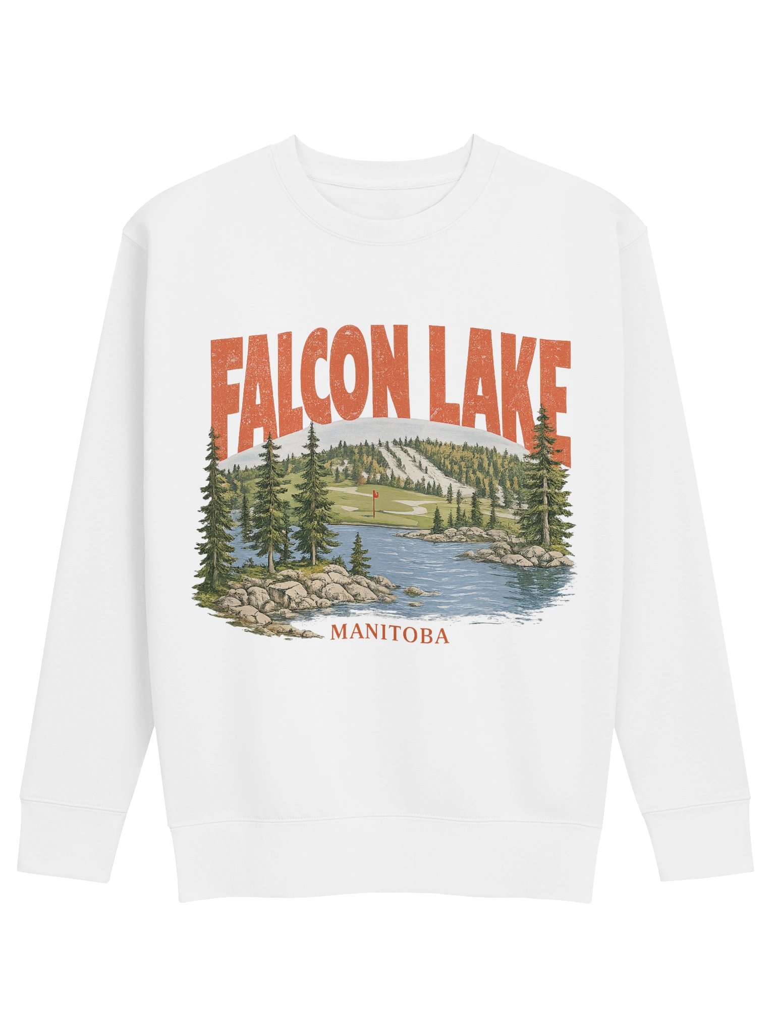 Falcon Lake Manitoba Crewneck - 100% Cotton Exterior product image (1)