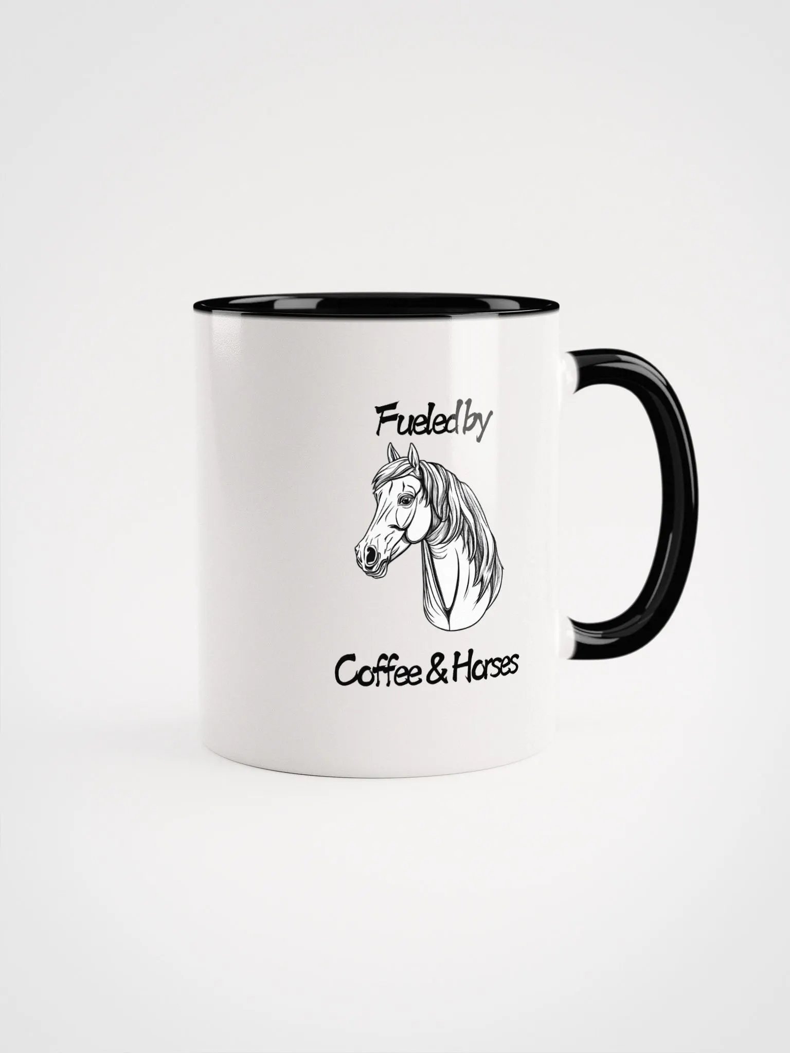 Fueled by Coffee & Horses Ceramic Mug product image (1)