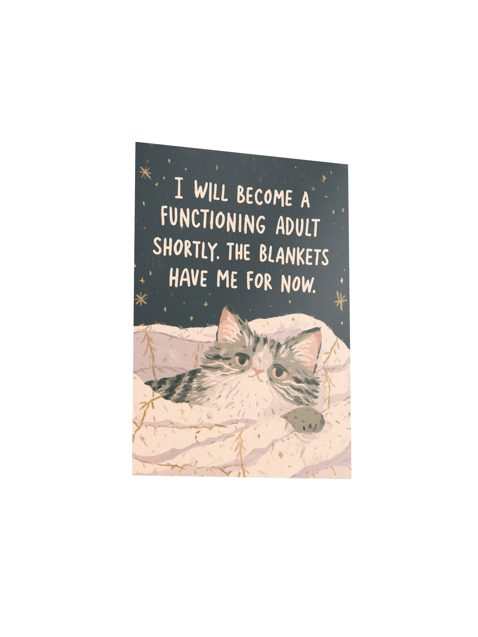 Blankets Have Me for Now Cat Poster product image (24)