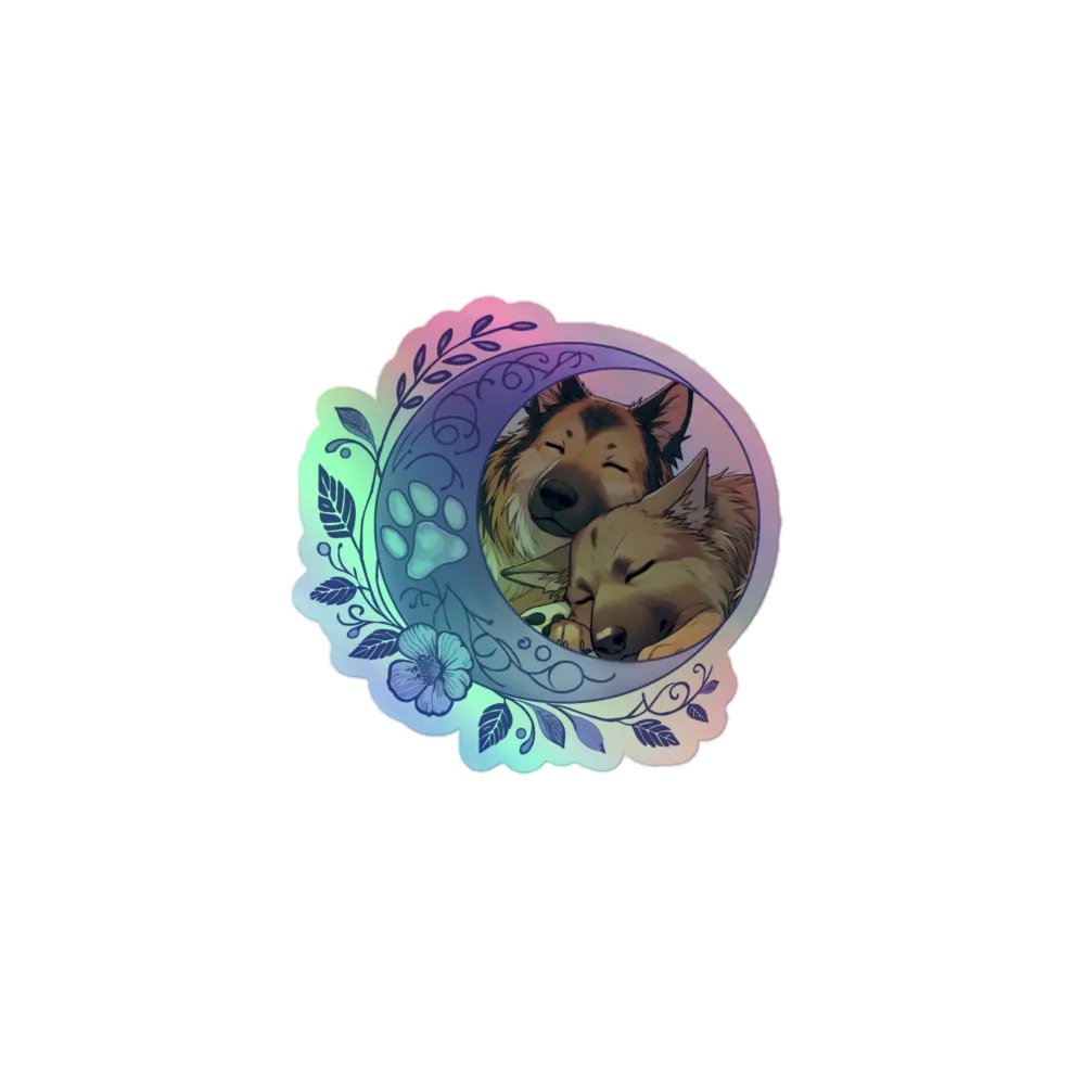 Sleepy Pups Sticker product image (1)
