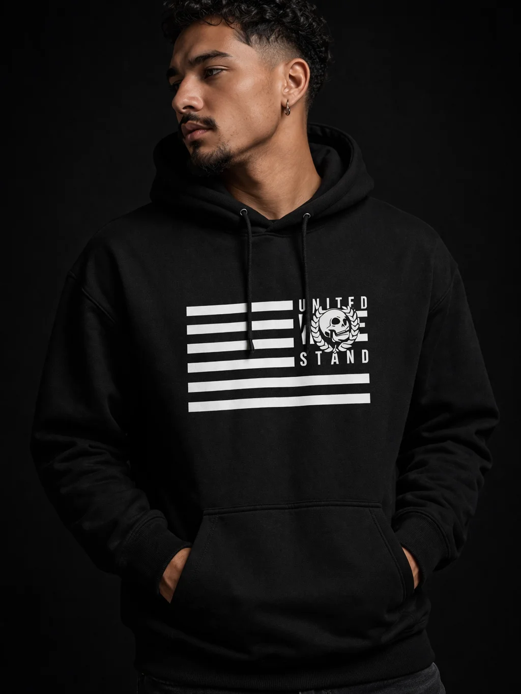 United We Stand - Black Hoodie product image (2)
