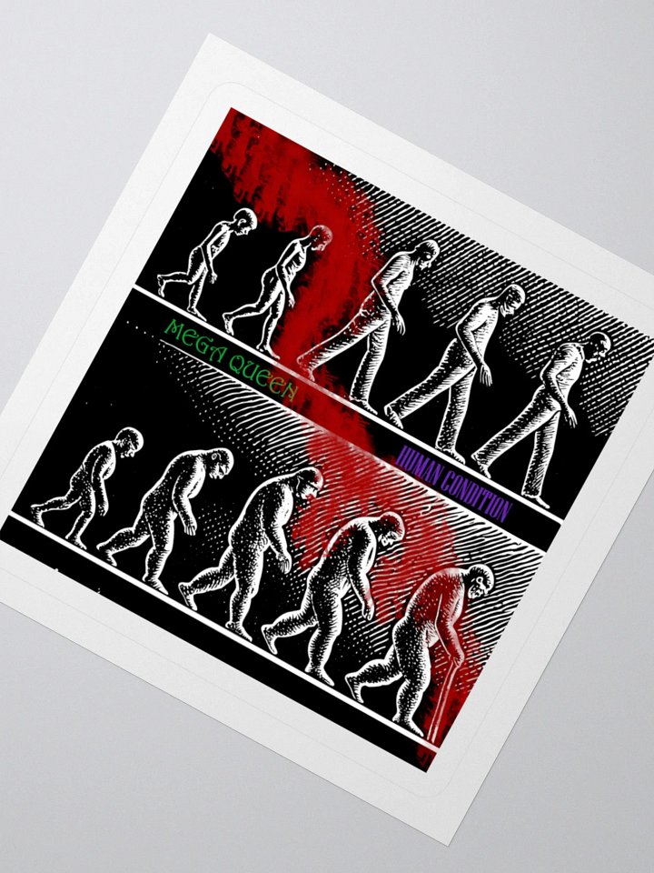Mega Queen's Human Condition Sticker & Digital Album Pack product image (2)