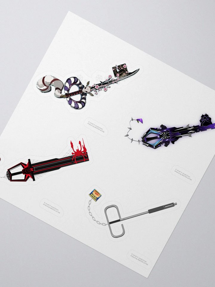 Project Forge Keyblade Sticker Sheet product image (2)
