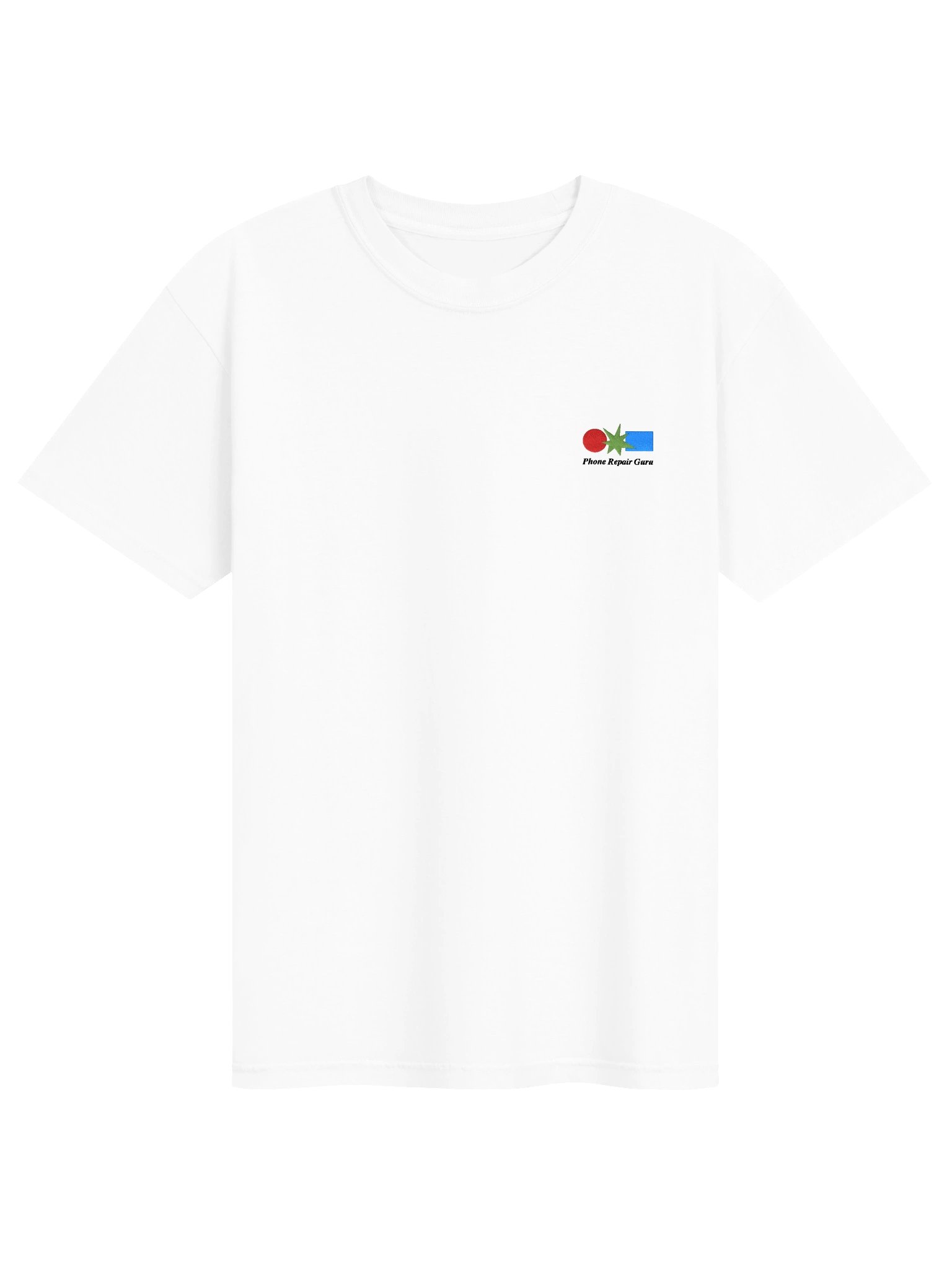 Phone Repair Guru white embroidered T-shirt
