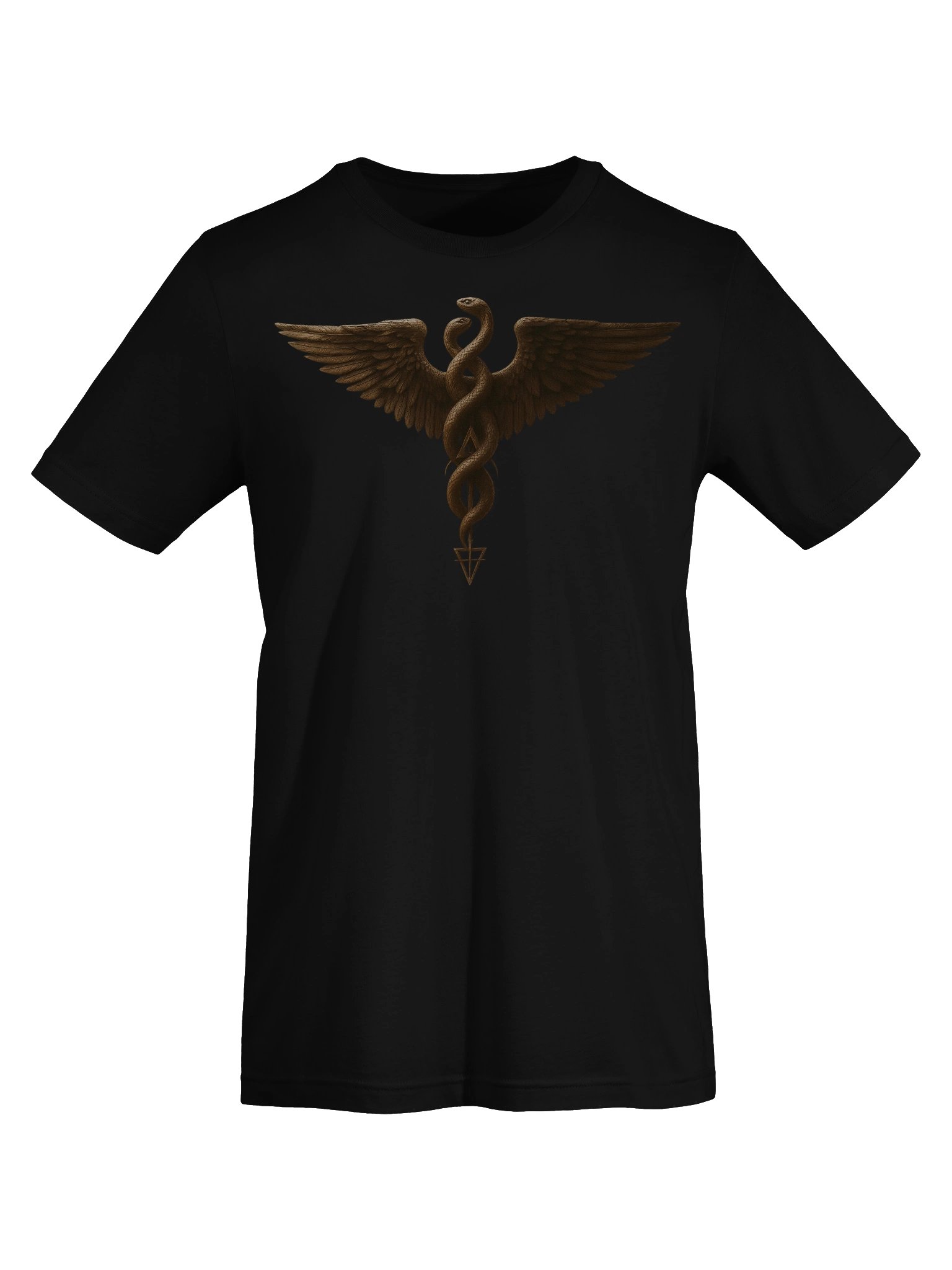 Serpent of Duality - Alchemical Rod of Asclepius, Hermetic Wisdom, Caduceus Occult Esoteric Knowledge T-Shirt product image (7)
