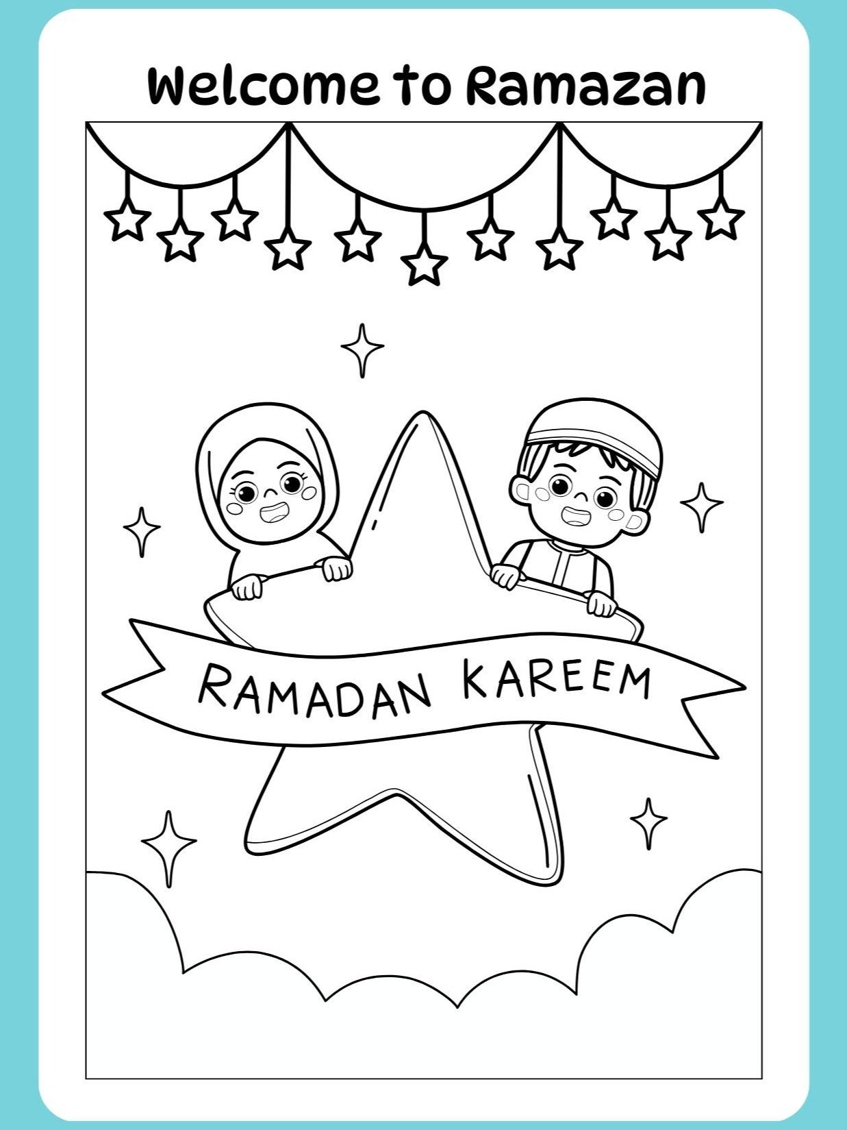 Ramadan Colouring Pages Worksheet product image (2)