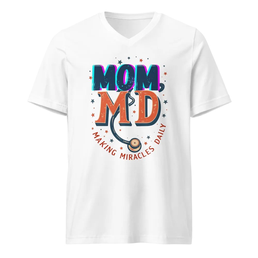 Miracle-Making Mom md V-Neck Tee product image (5)
