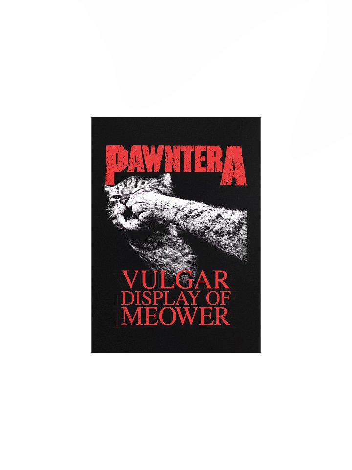 PAWNTERA — VULGAR DISPLAY OF MEOWER MATTE POSTER product image (2)