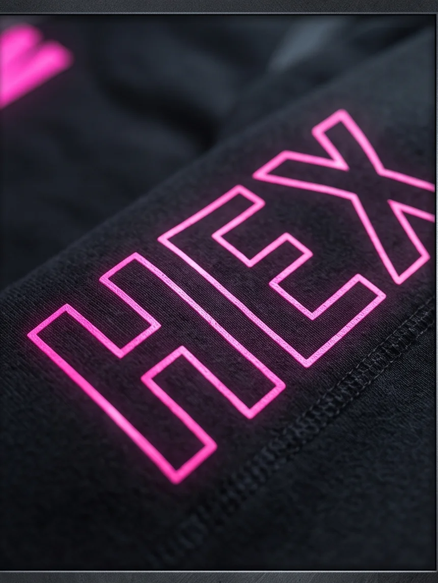 Pink Hex “Neon Hex” Luxury Unisex Joggers product image (5)