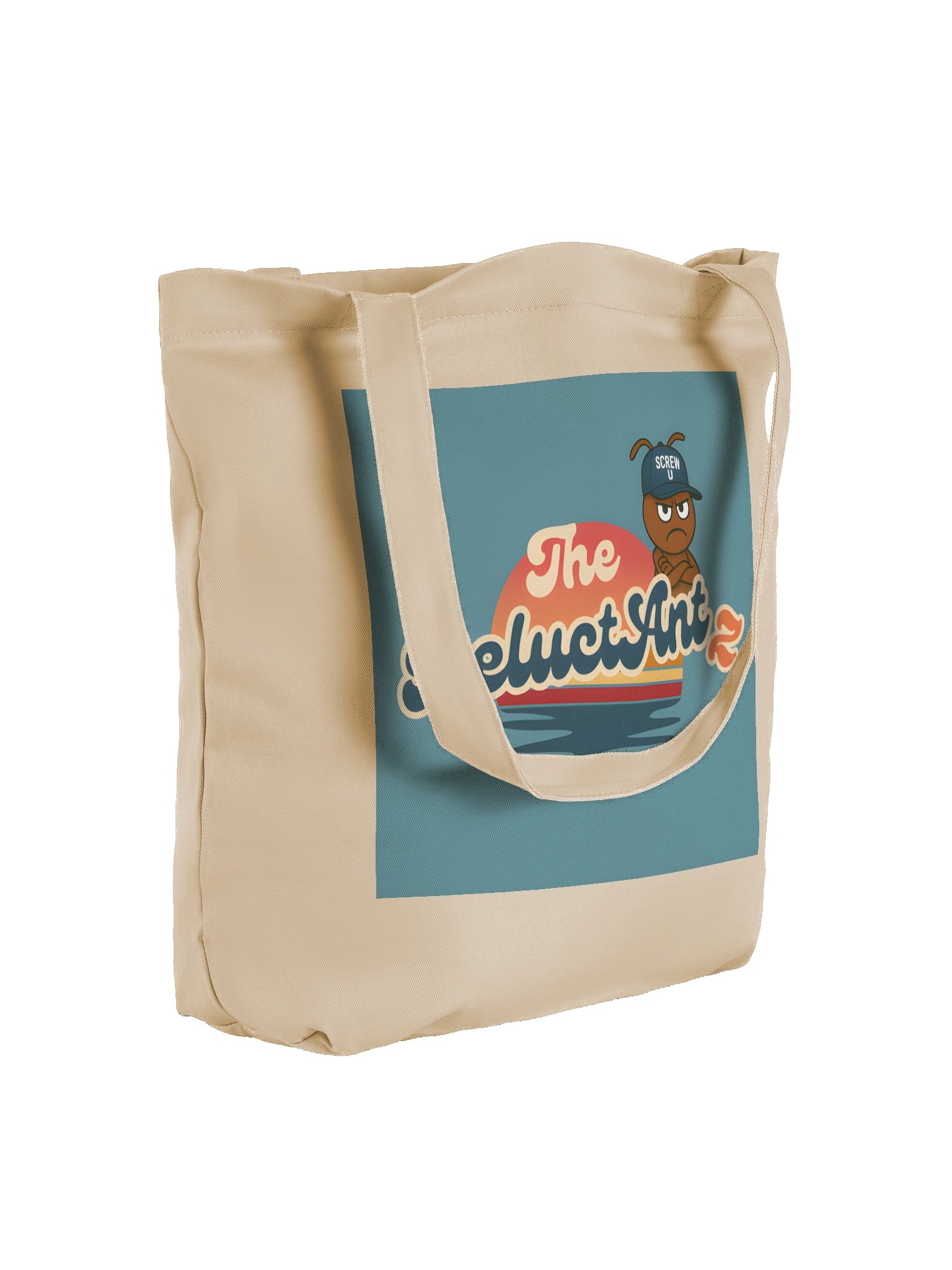 Screw U Tote by The ReluctAntz – Silver Mist product image (4)