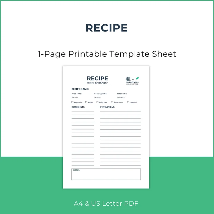 Recipe Template product image (1)