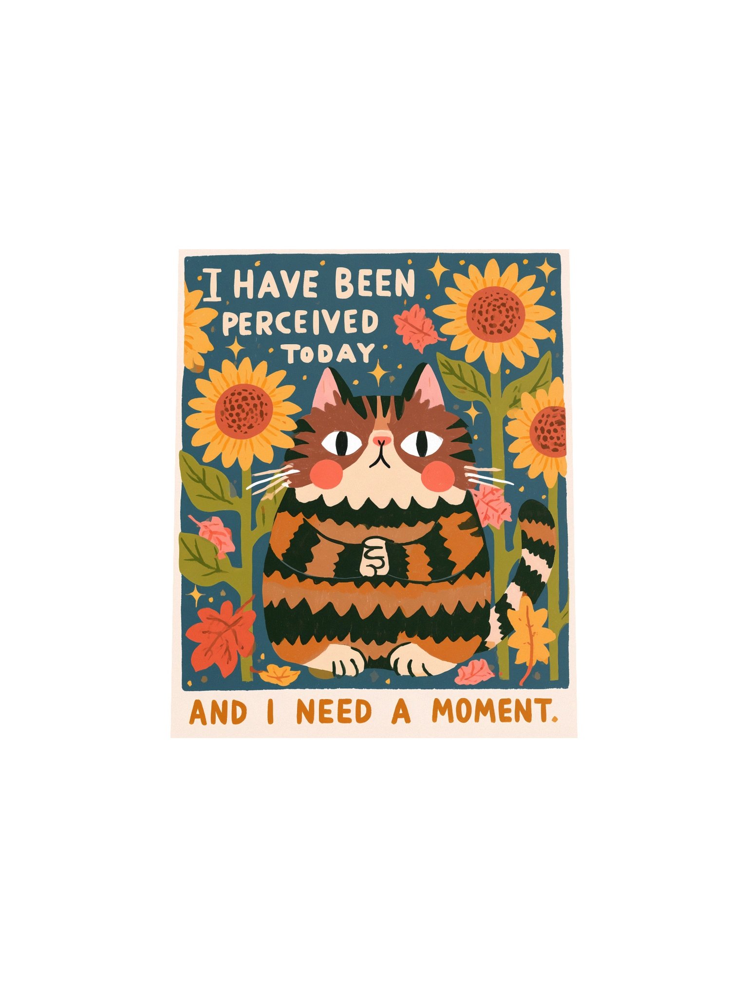 I Have Been Perceived Today Cat Poster product image (17)