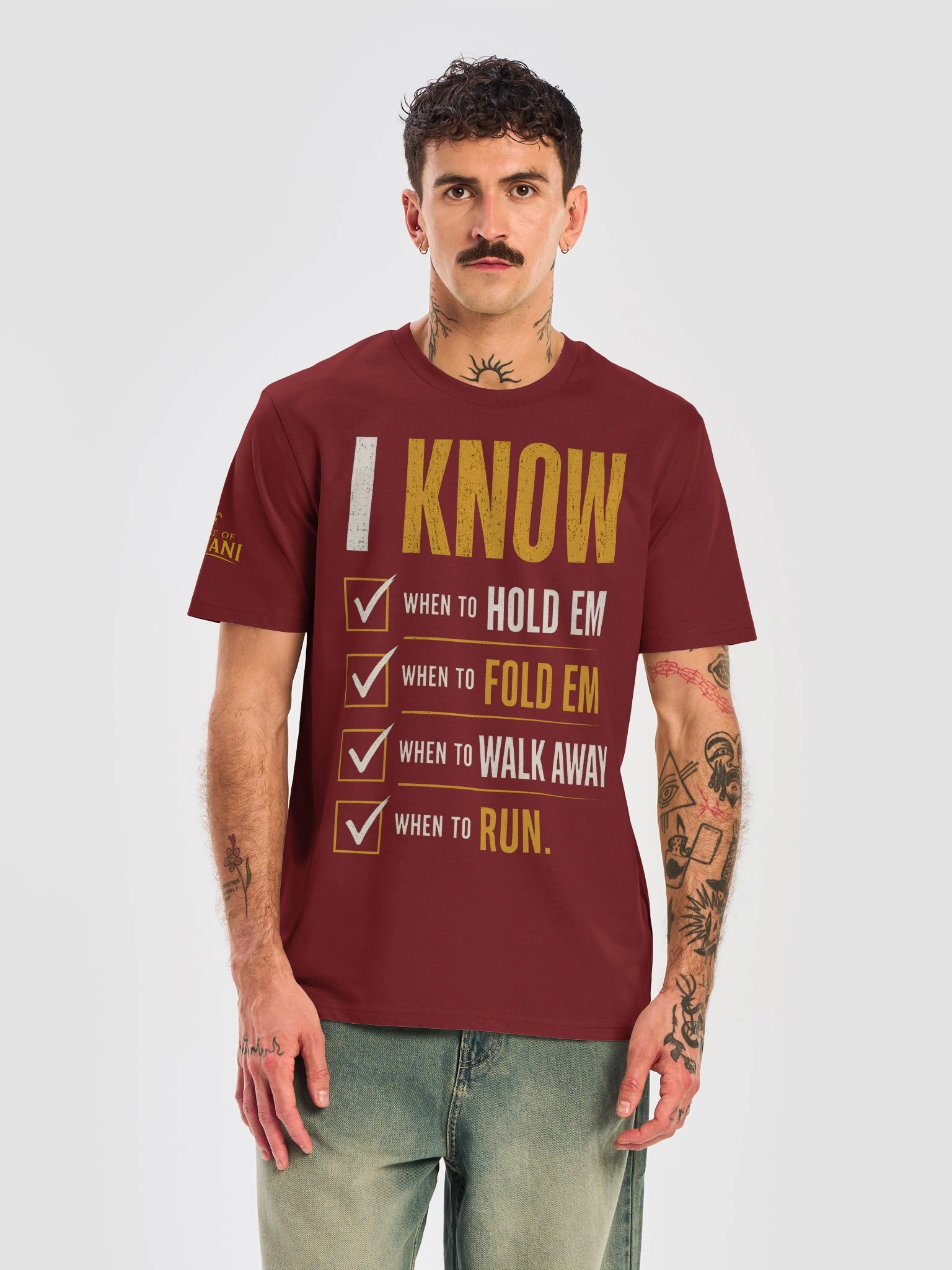 Know when to hold em Tee product image (13)